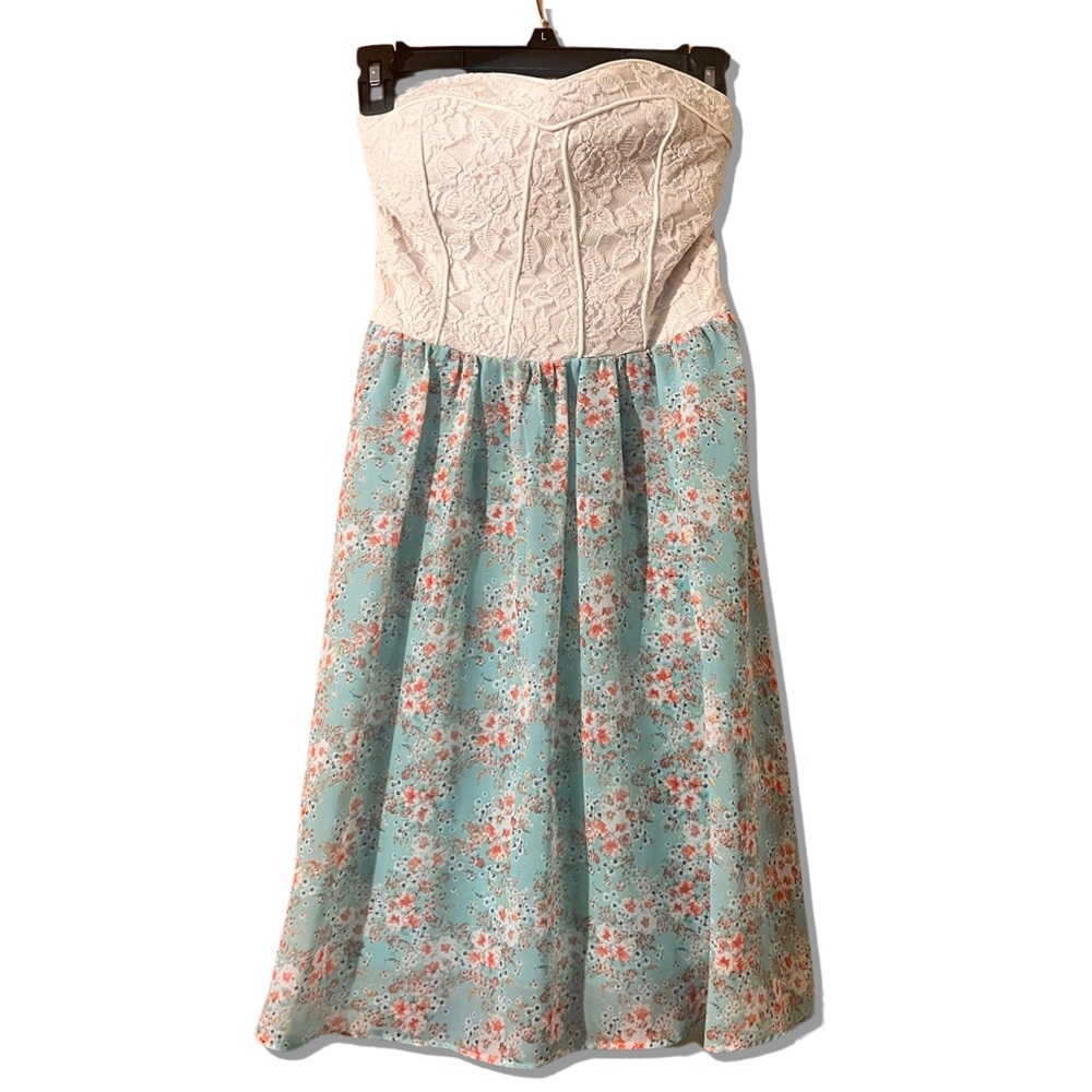 My Michelle Strapless Mini Dress